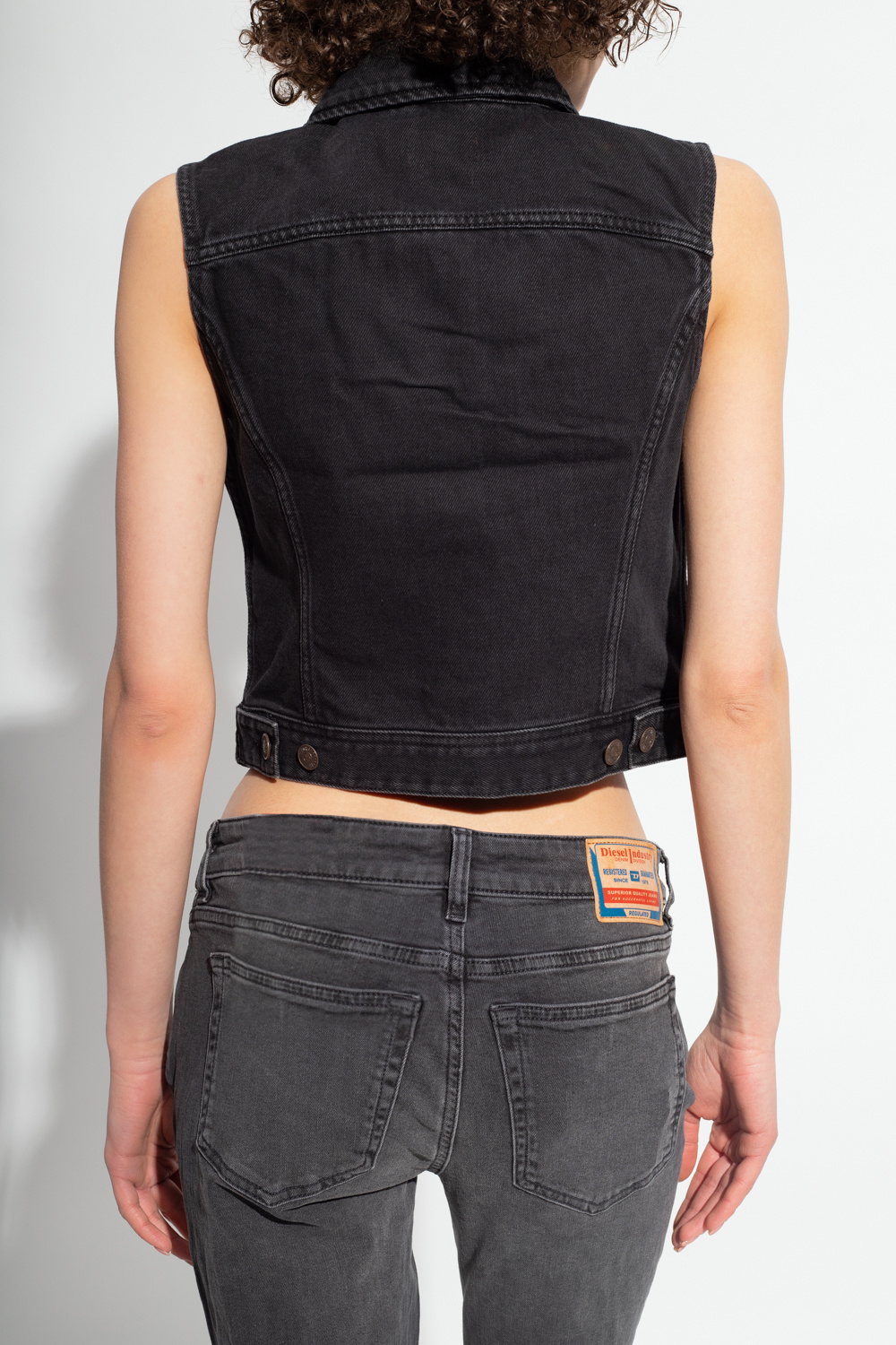 Diesel ‘DESLIMMYSM’ denim vest Women's Clothing Vitkac